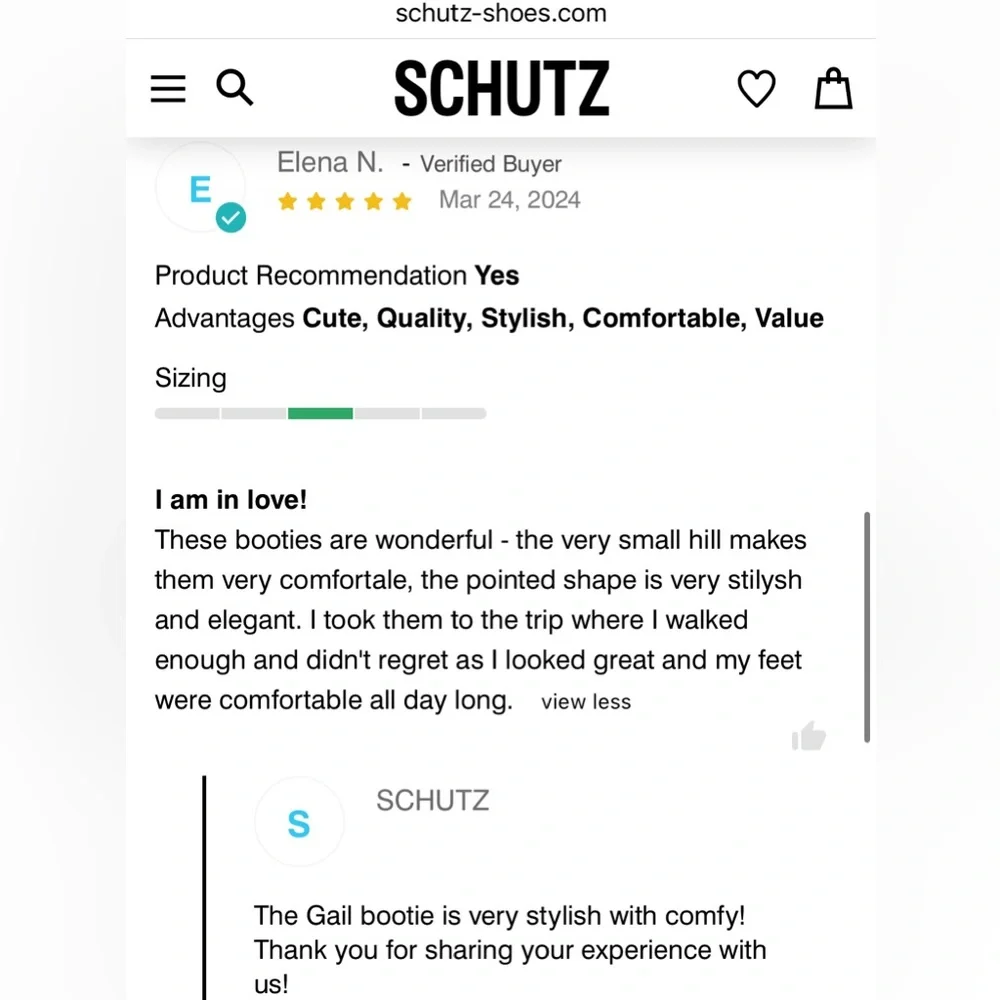 SCHUTZ gail nappa